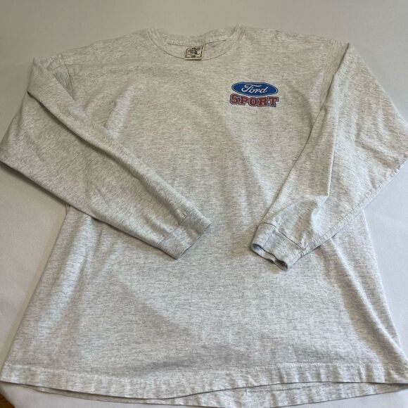 Ford Sport VTG Grey Long Sleeve T-Shirt Size XL - Picture 1 of 8